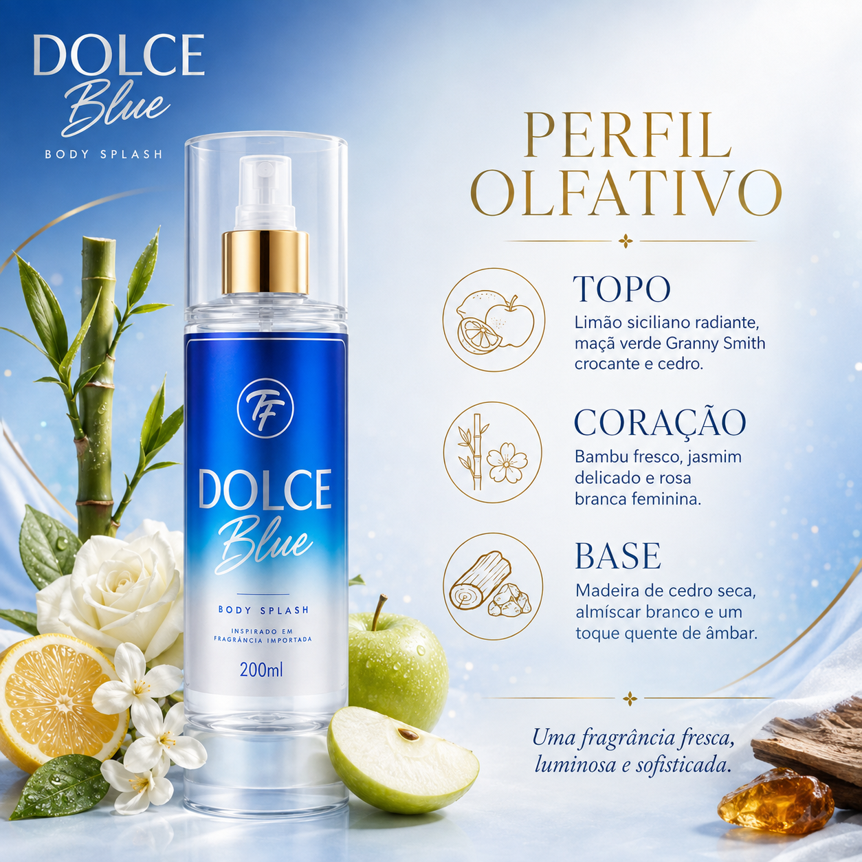 Body Splash Dolce Blue - Imagem 3