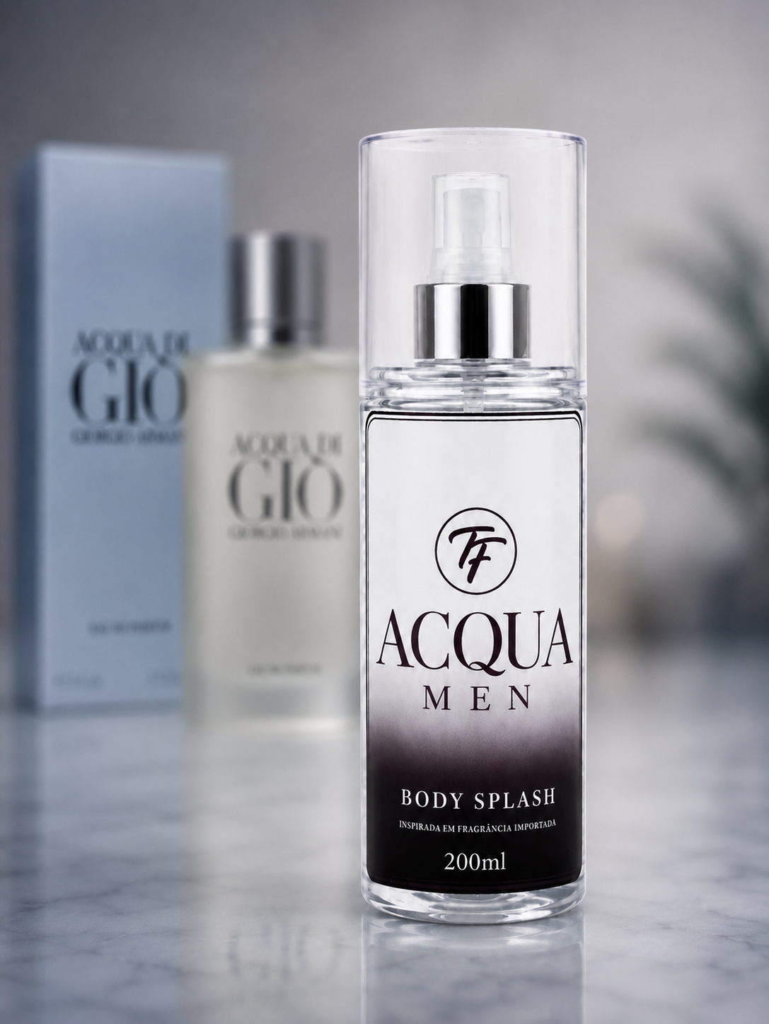 Body Splash Aqua Men 200ml - Imagem 2