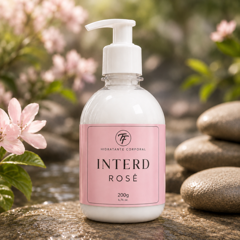Hidratante Feminino Interd Rosa inspirado em perfumes importados