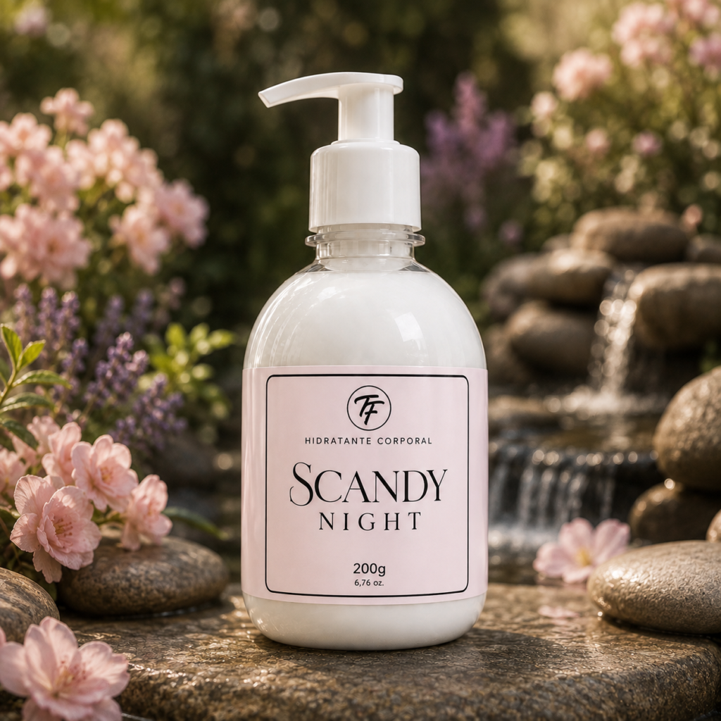 Hidratante Feminino Scandy Night inspirado em perfumes importados