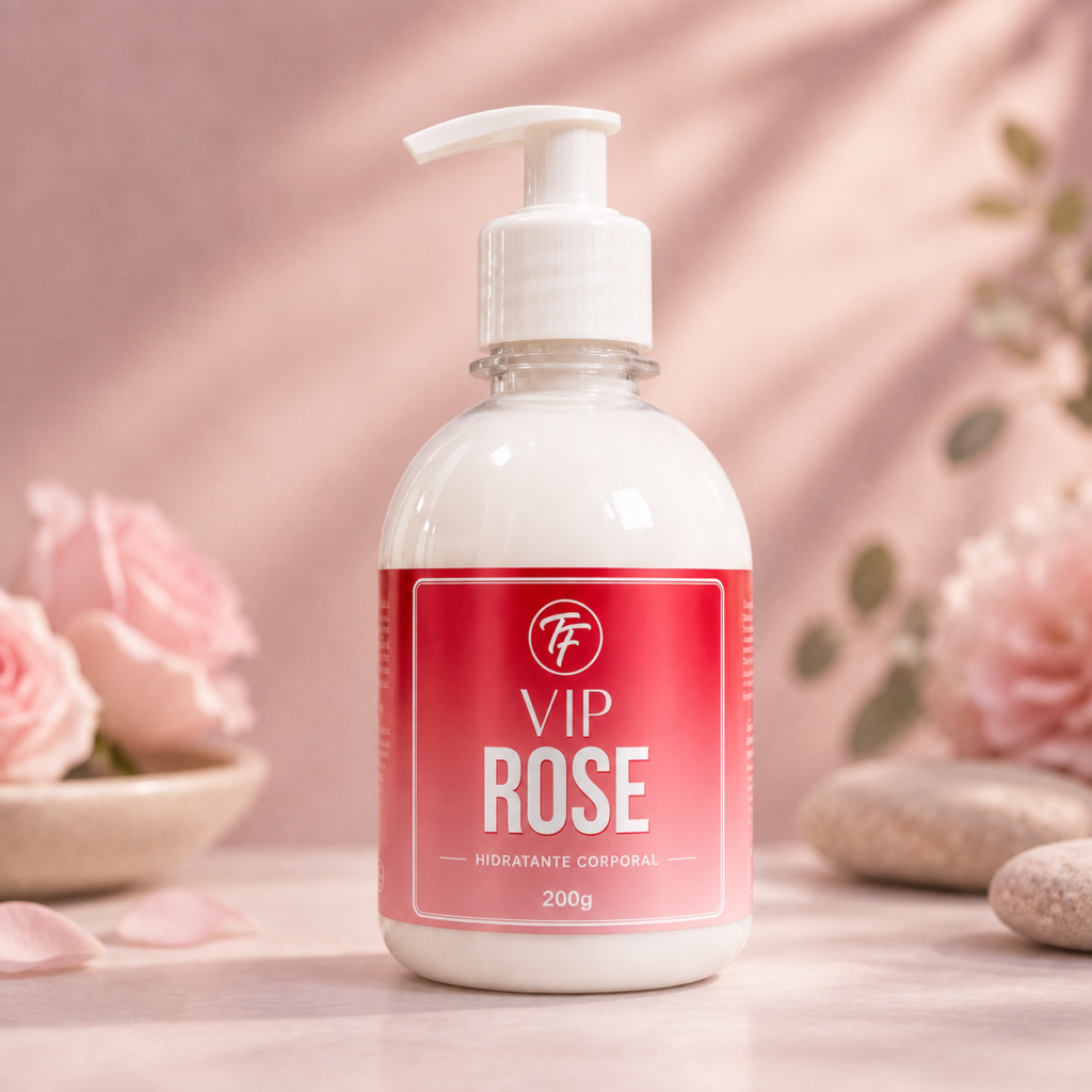Hidratante Feminino Vip Rose inspirado em perfumes importados