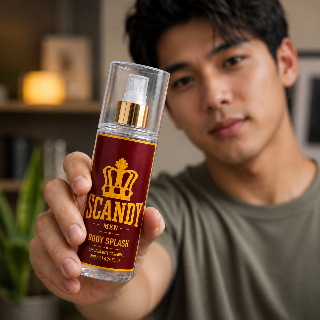 Body Splash Scandy Men 200ml - Imagem 4